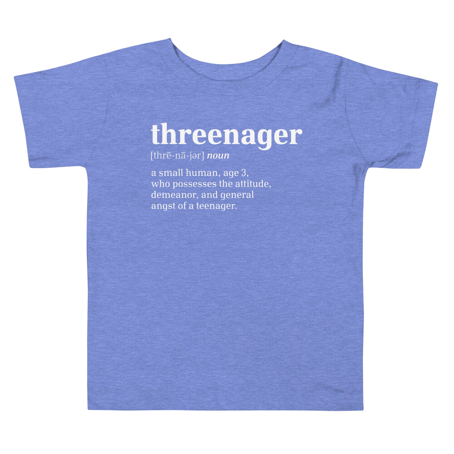 'Threenager' Short Sleeve Tee