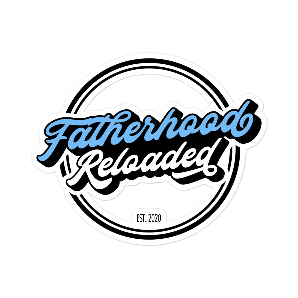 Retro Fatherhood Reloaded Bubble-free stickers