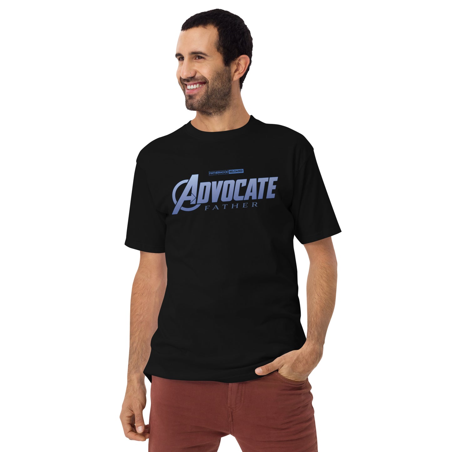 Advocate Father - Men’s premium heavyweight tee
