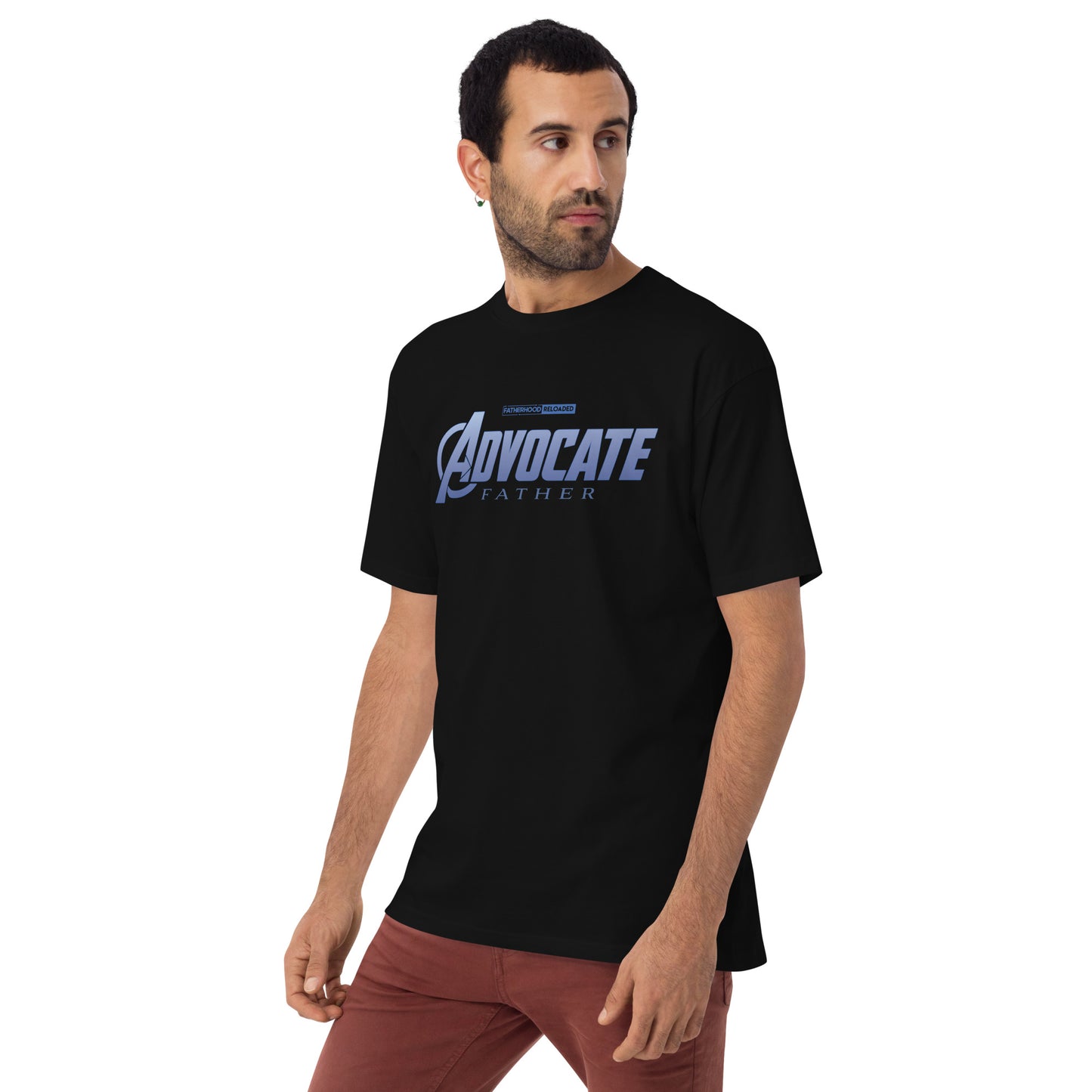Advocate Father - Men’s premium heavyweight tee