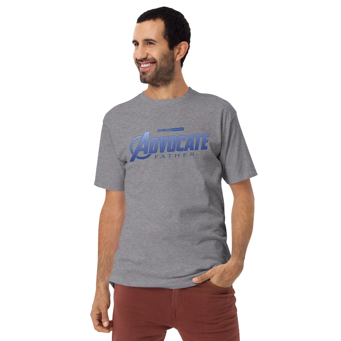 Advocate Father - Men’s premium heavyweight tee