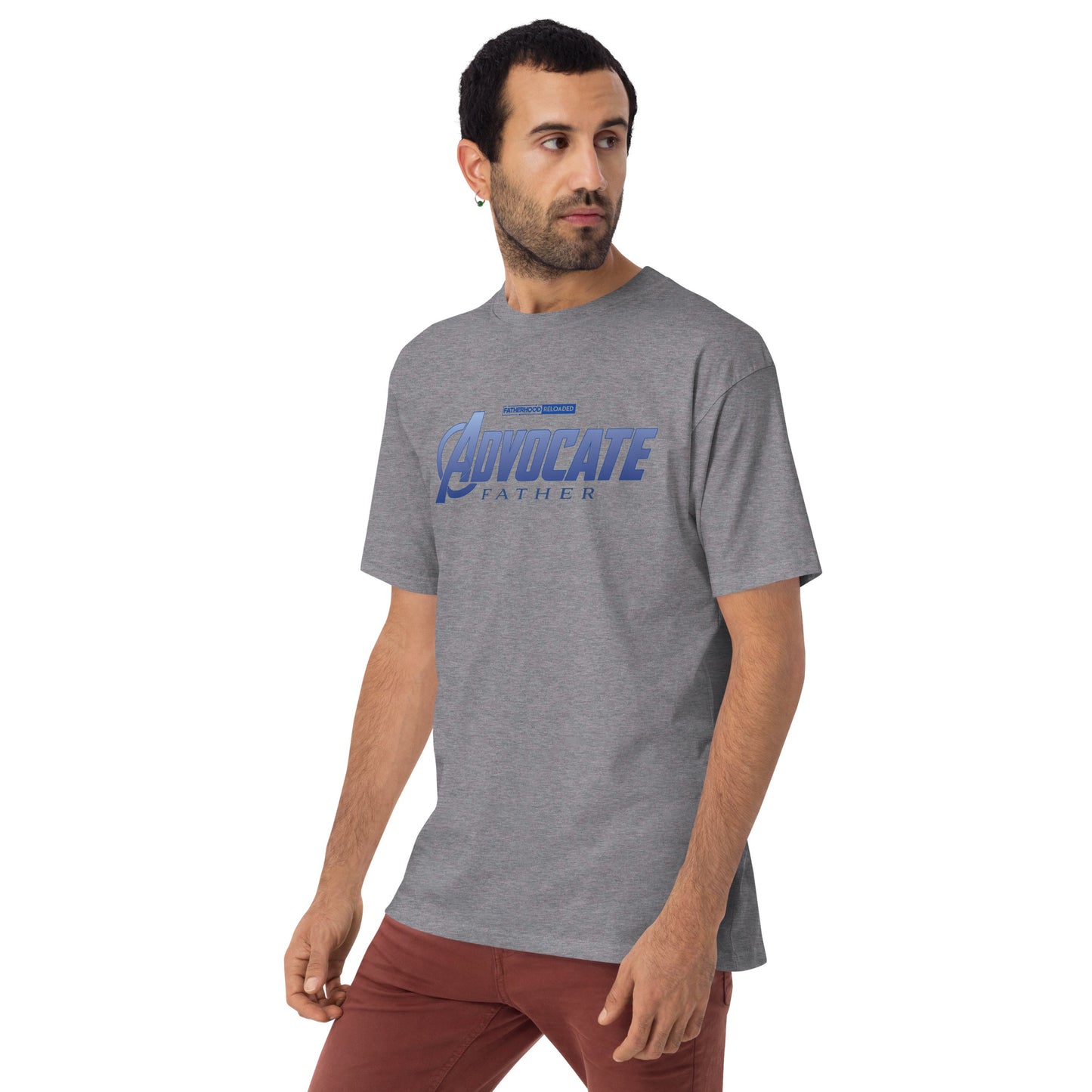Advocate Father - Men’s premium heavyweight tee