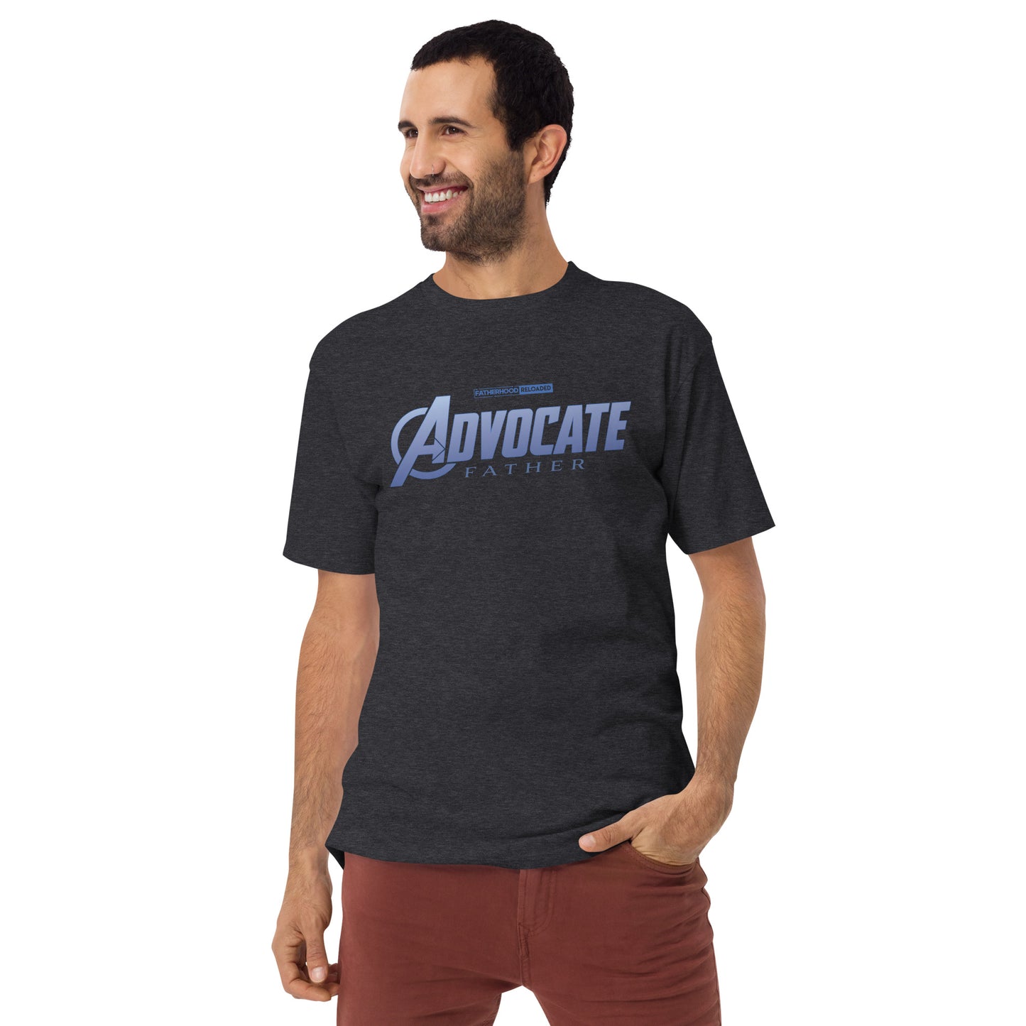 Advocate Father - Men’s premium heavyweight tee