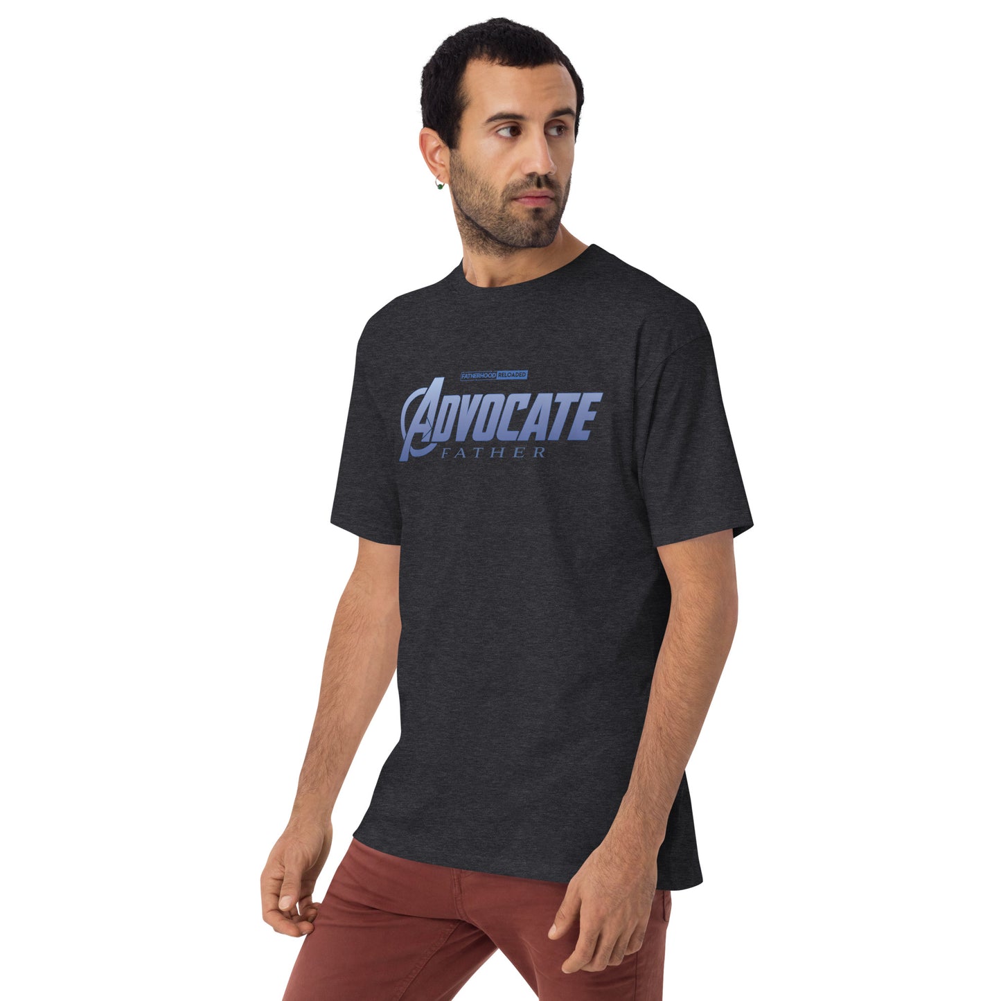 Advocate Father - Men’s premium heavyweight tee