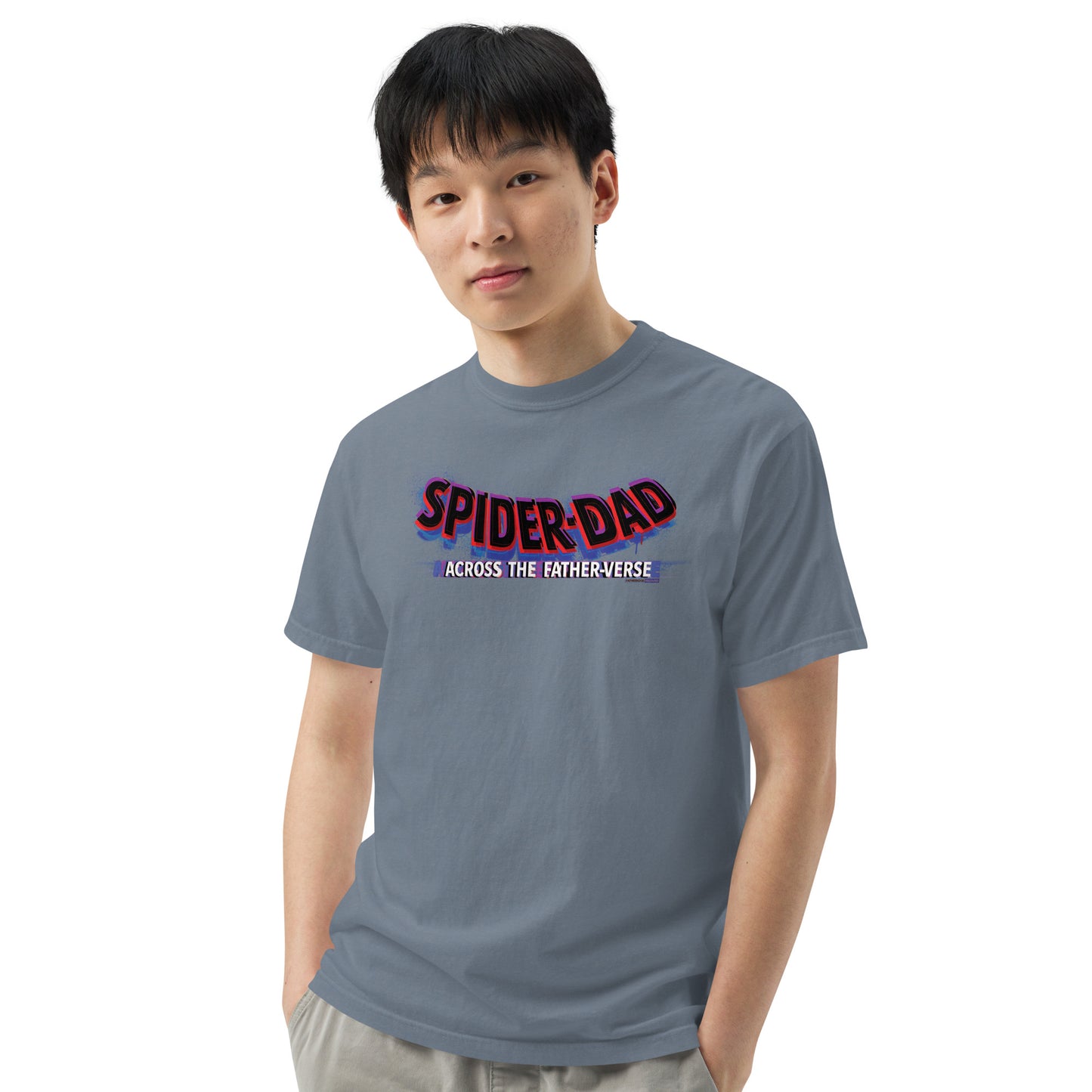 Spider-Dad Unisex garment-dyed heavyweight t-shirt