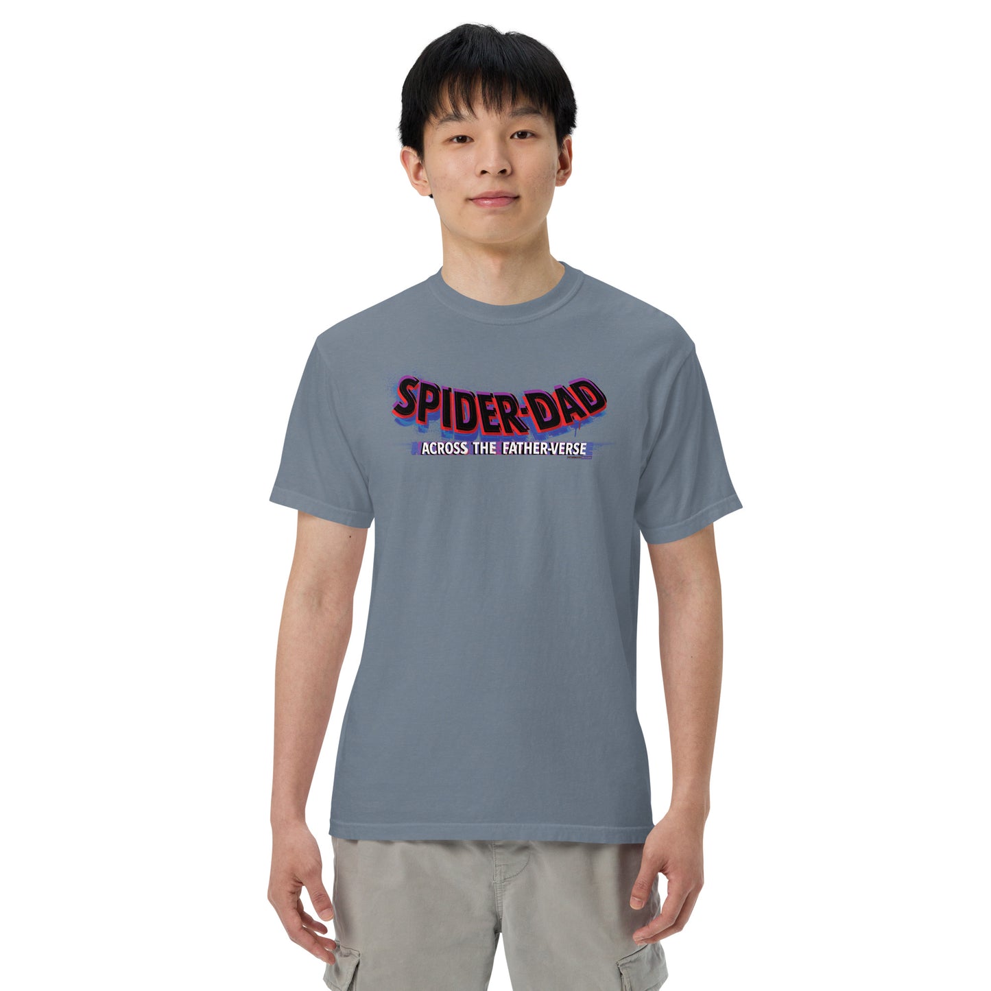 Spider-Dad Unisex garment-dyed heavyweight t-shirt