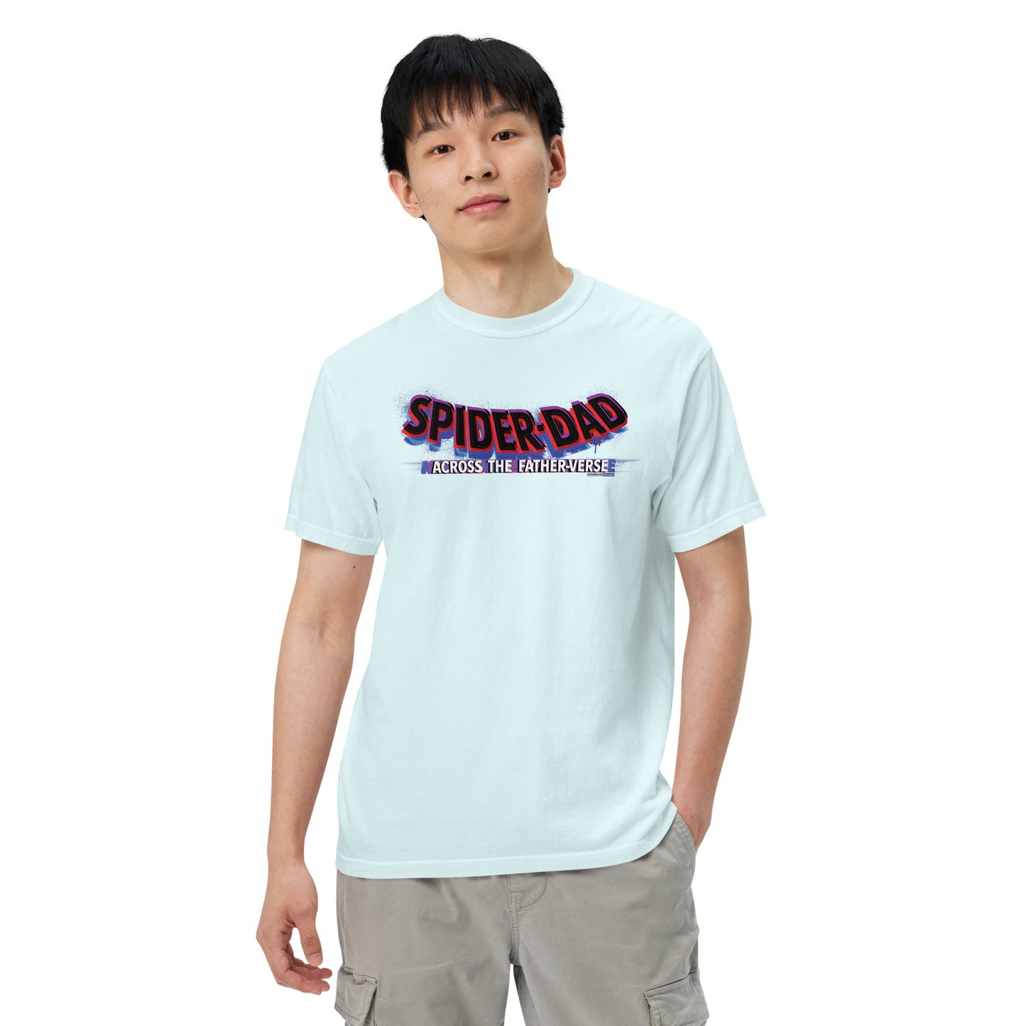 Spider-Dad Unisex garment-dyed heavyweight t-shirt
