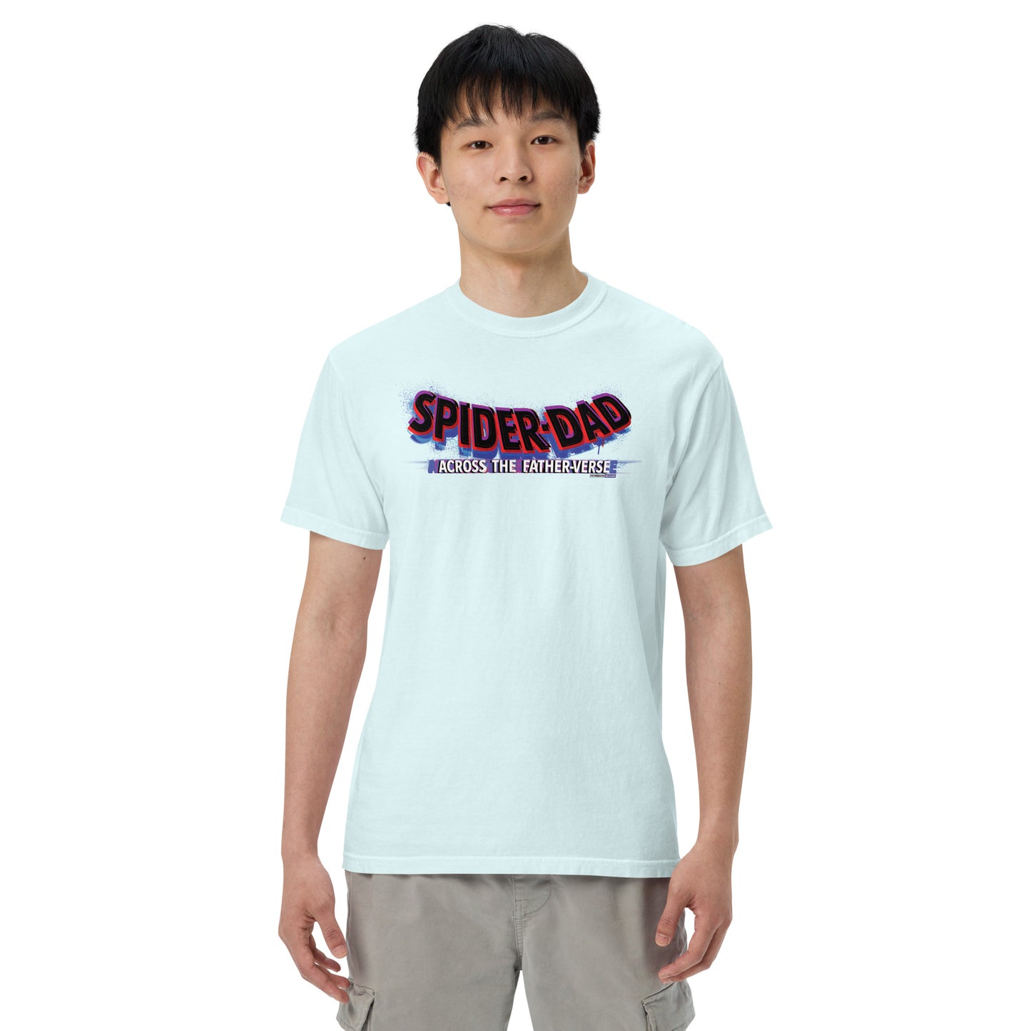 Spider-Dad Unisex garment-dyed heavyweight t-shirt