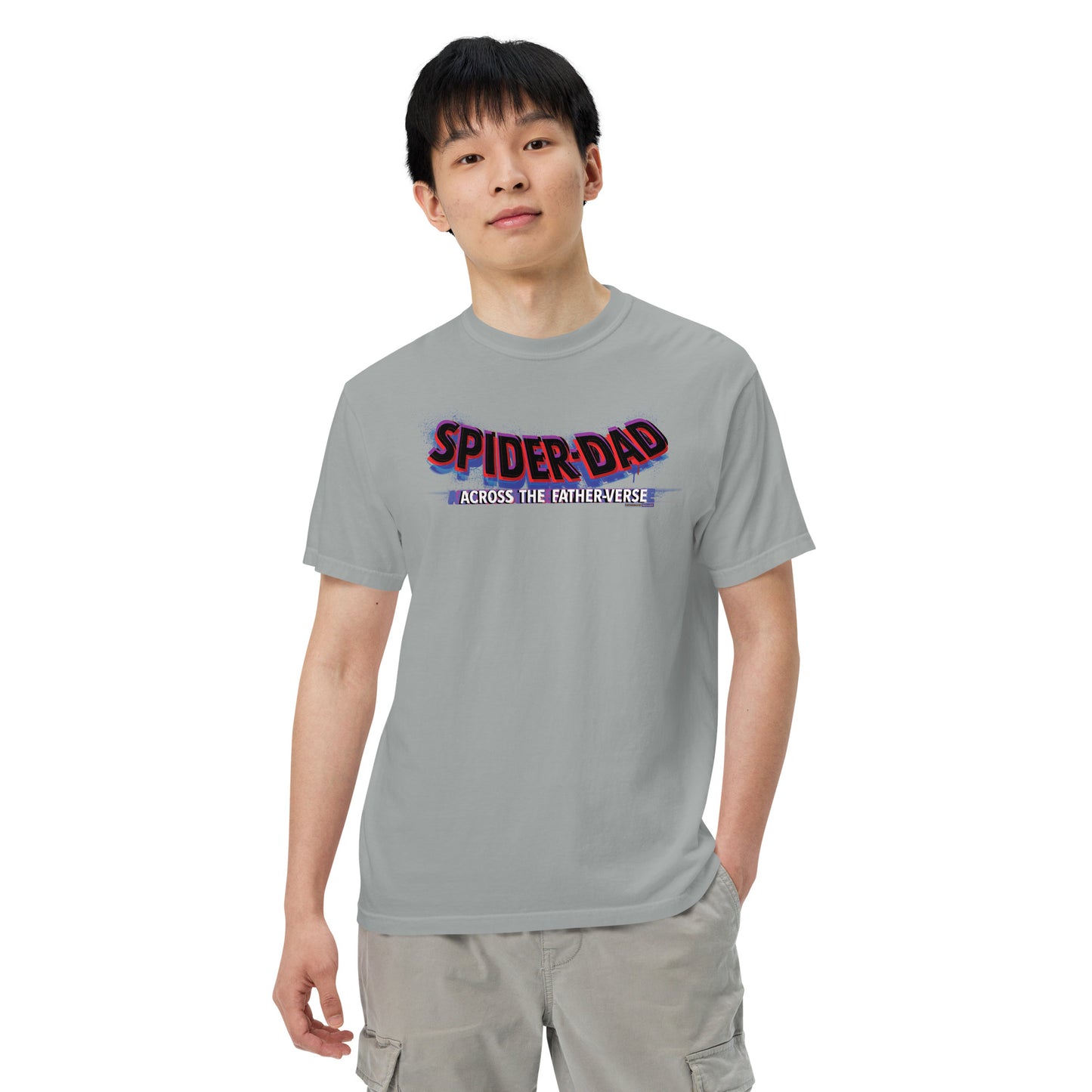 Spider-Dad Unisex garment-dyed heavyweight t-shirt