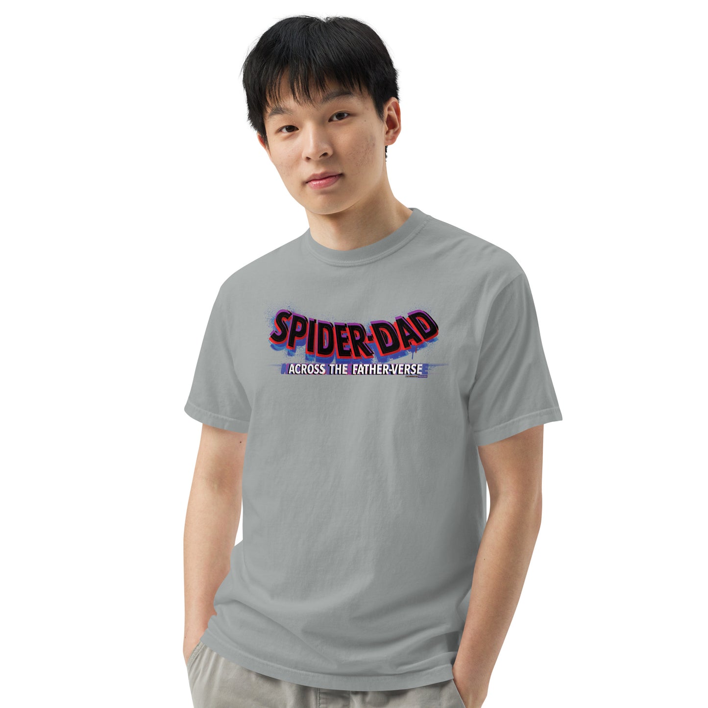 Spider-Dad Unisex garment-dyed heavyweight t-shirt