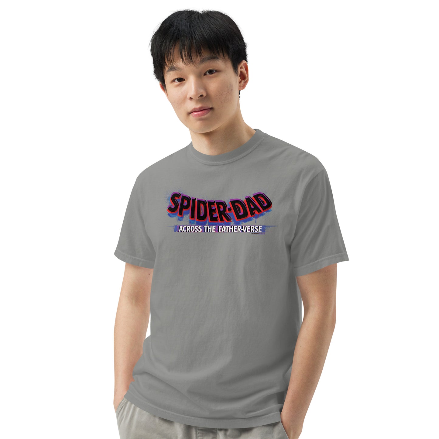 Spider-Dad Unisex garment-dyed heavyweight t-shirt