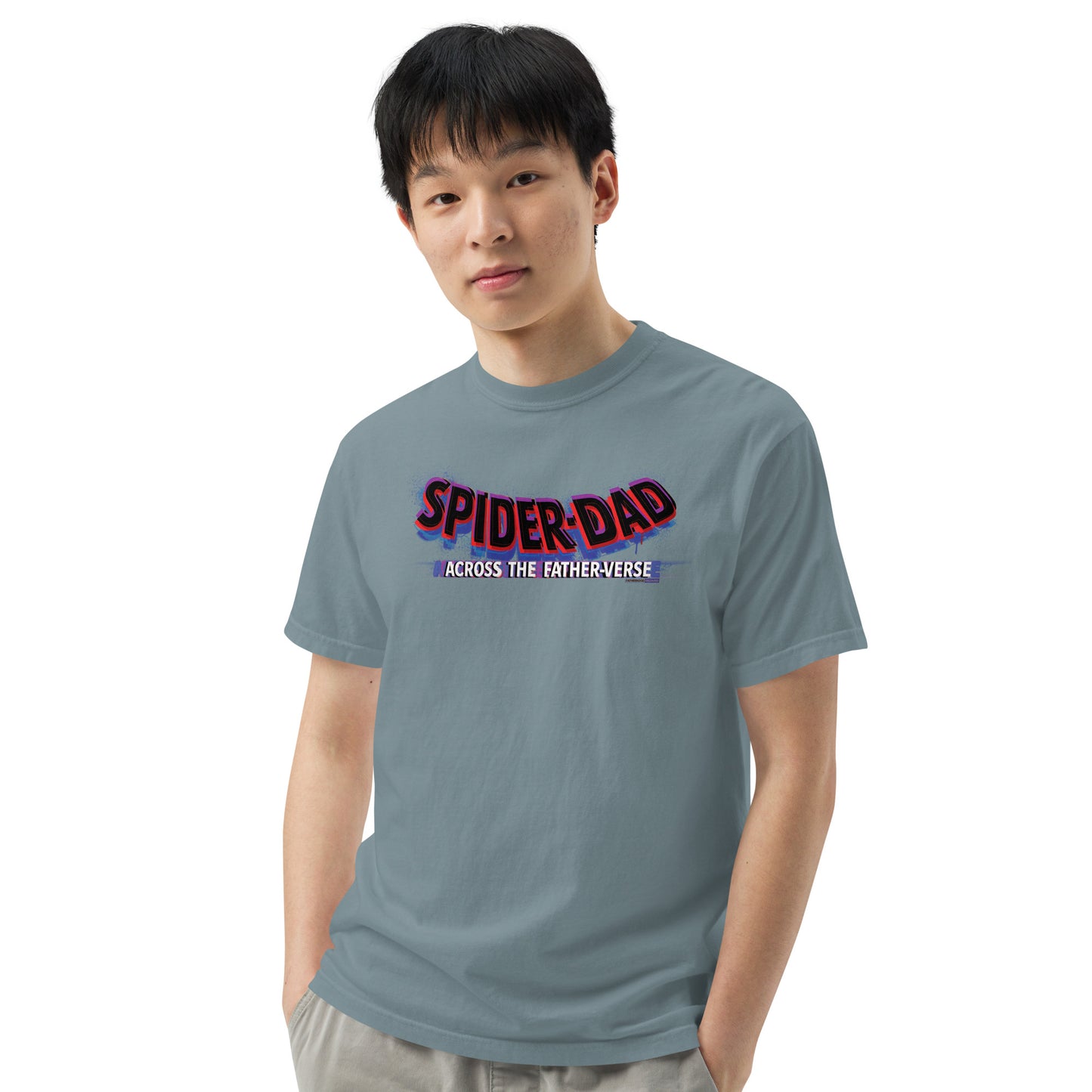 Spider-Dad Unisex garment-dyed heavyweight t-shirt