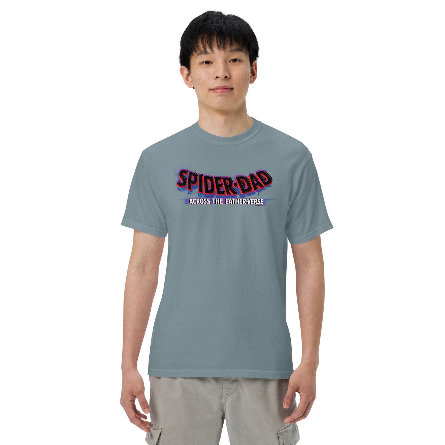 Spider-Dad Unisex garment-dyed heavyweight t-shirt