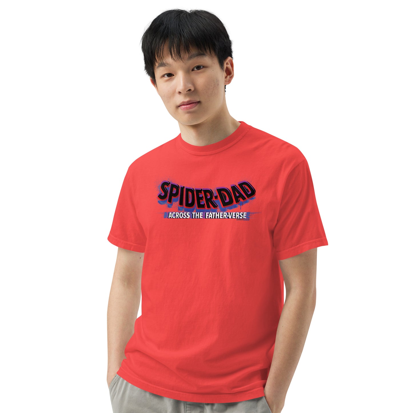 Spider-Dad Unisex garment-dyed heavyweight t-shirt
