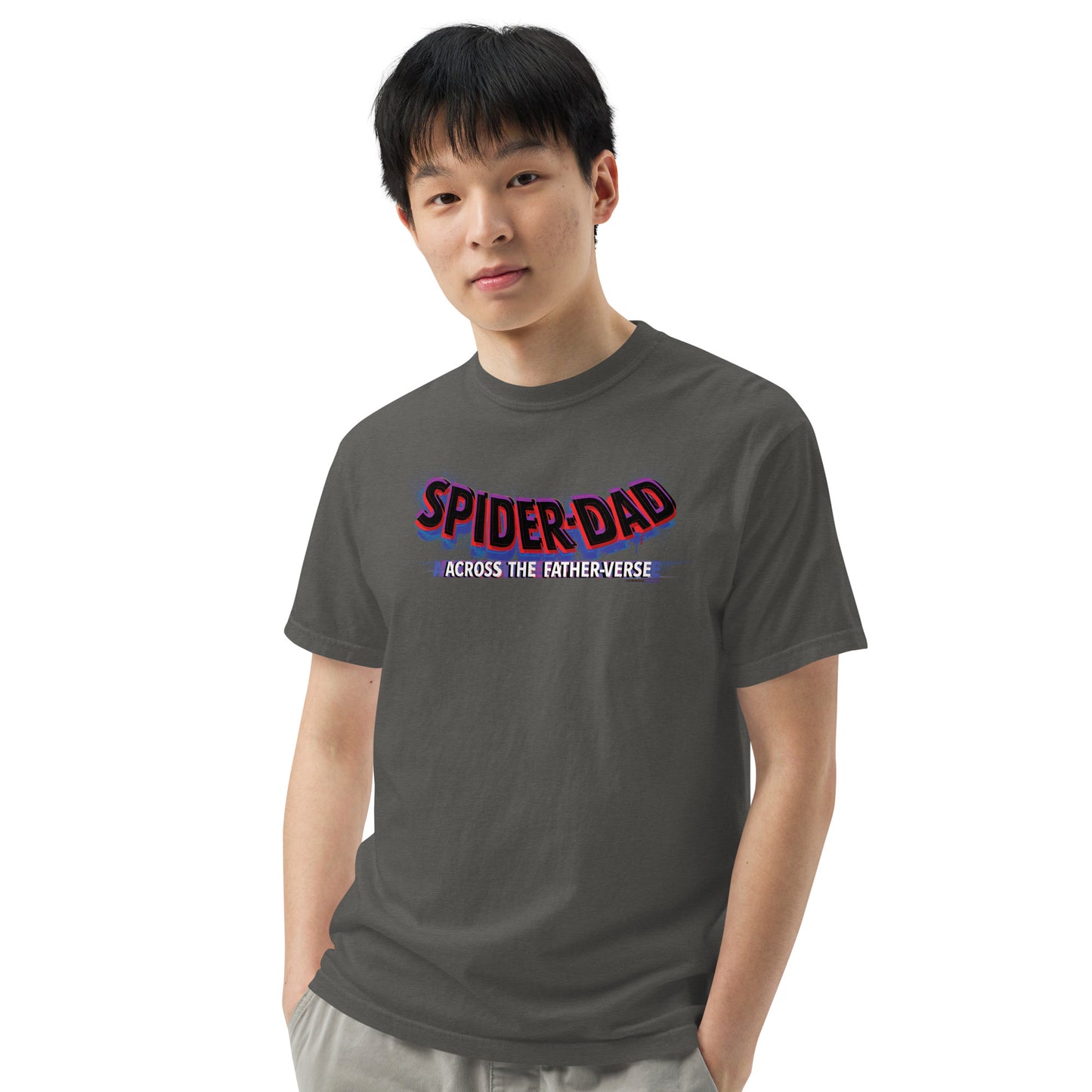 Spider-Dad Unisex garment-dyed heavyweight t-shirt