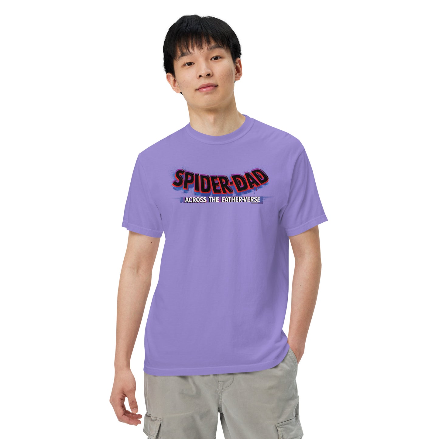 Spider-Dad Unisex garment-dyed heavyweight t-shirt
