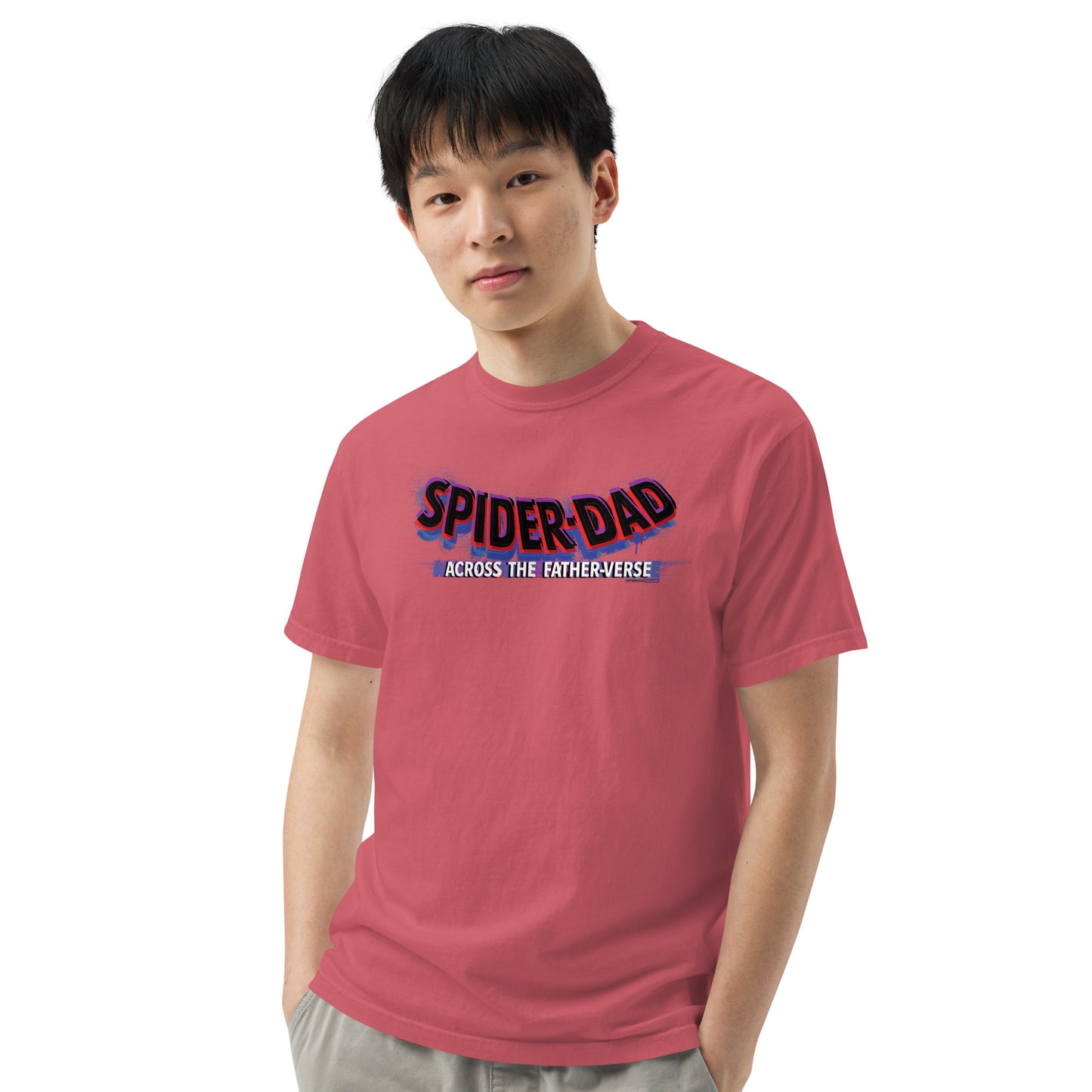 Spider-Dad Unisex garment-dyed heavyweight t-shirt