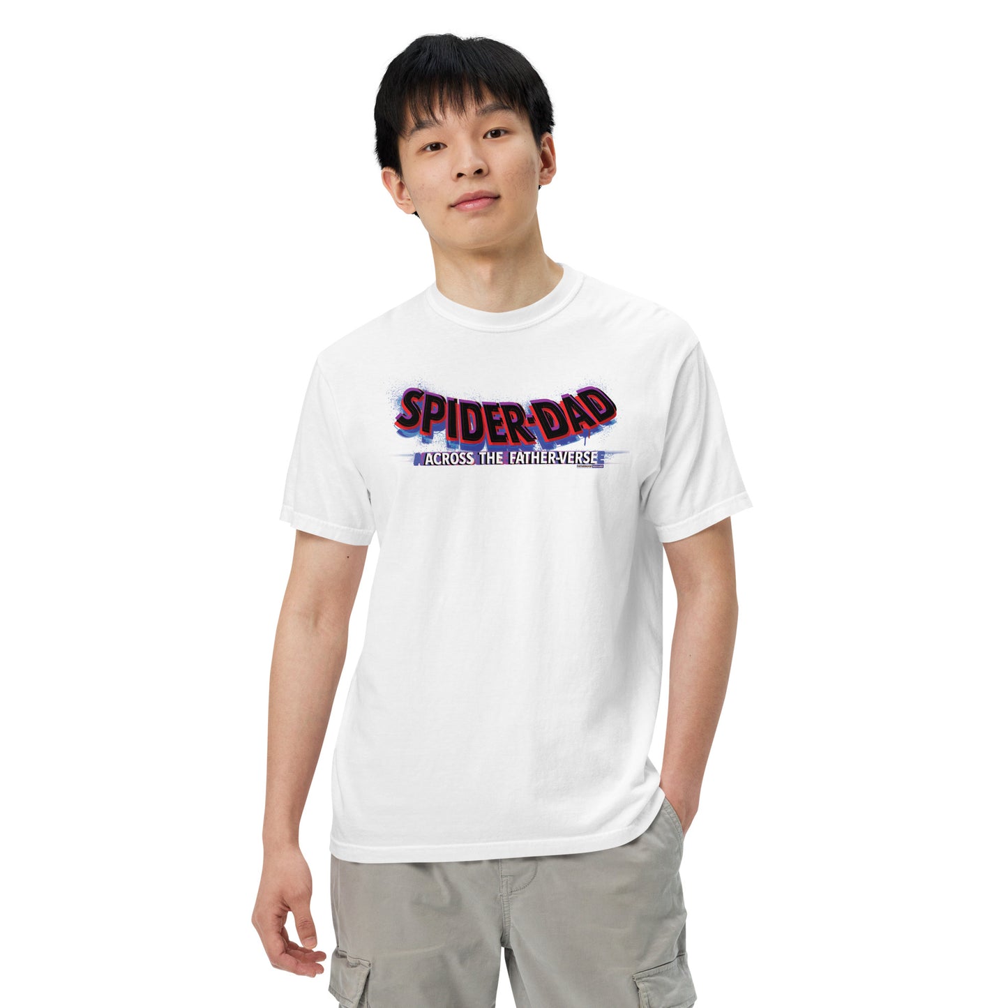 Spider-Dad Unisex garment-dyed heavyweight t-shirt